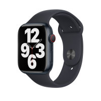 Apple Watch 38/40/41mm Silikon Sportarmband - Mitternacht