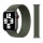 Apple Watch 42/44/45mm Geflochtenes Solo Loop - Invernes Grün