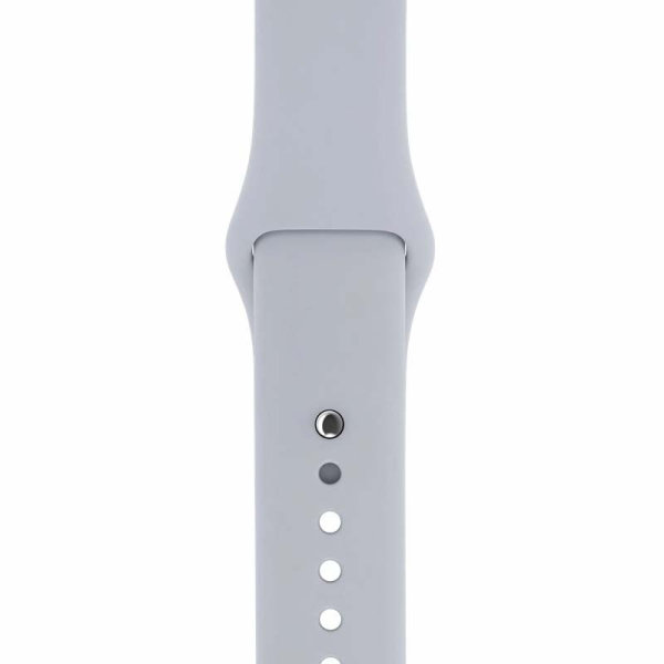 Apple Watch 38 40 41mm Silikon Sportarmband Nebel Fog Wie neu