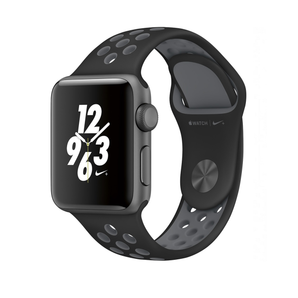 Apple Watch 42/44/45mm Nike Silikon Sportarmband - Black/Cool Gray