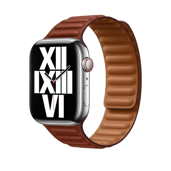 Apple Watch 42/44/45mm Leather Link - Umbra