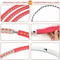 Hula Hoop Stainless Steel Pink/Blue