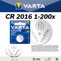 Varta Varianten Knopfzelle CR2016 Retail