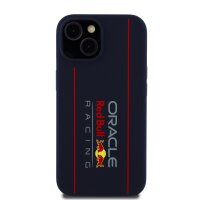 iPhone 15 – Red Bull Silicone Vertical Logo MagSafe Case (Navy)