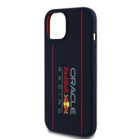 iPhone 15 – Red Bull Silicone Vertical Logo MagSafe Case (Navy)