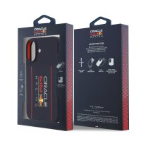 iPhone 17 – Red Bull Silicone Vertical Logo MagSafe Case (Navy)