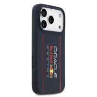 iPhone 17 Pro Max – Red Bull Silicone Vertical Logo MagSafe Case (Navy)