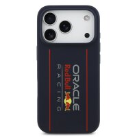 iPhone 17 Pro Max – Red Bull Silicone Vertical Logo MagSafe Case (Navy)