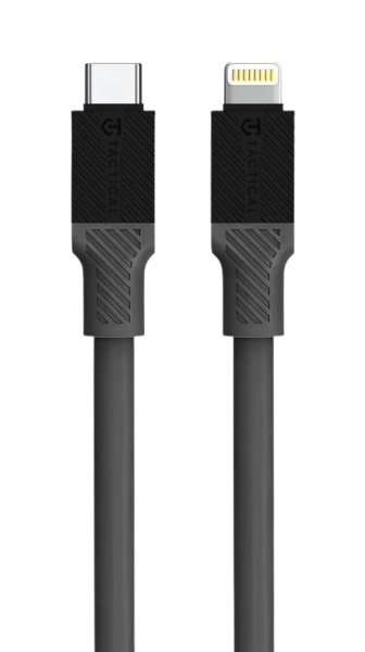 Tactical Fat Man Cable USB-C/Lightning 1m Grey