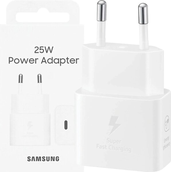 Samsung 25W Power Adapter Weiß Schnellladegerät EP-T2510