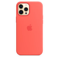 Apple iPhone 12 Pro Max Silikon Case mit Magsafe - Pink Citrus