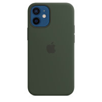 Apple iPhone 12 Mini Silikon Case mit Magsafe - Cyprus Green