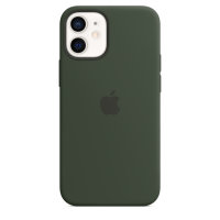 Apple iPhone 12 Mini Silikon Case mit Magsafe - Cyprus Grün