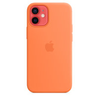 Apple iPhone 12 Mini Silicone Case with Magsafe - Kumquat