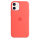 Apple iPhone 12 Mini Silikon Case Pink Citrus