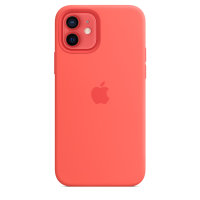 Apple iPhone 12 / 12 Pro Silikon Case mit Magsafe - Pink Citrus