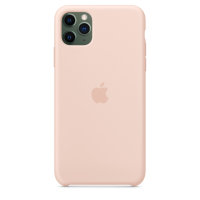Apple iPhone 11 Pro Max Silikon Case Pink Sand