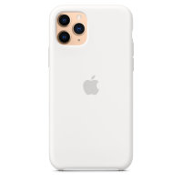 Apple iPhone 11 Pro Silikon Case Weiß