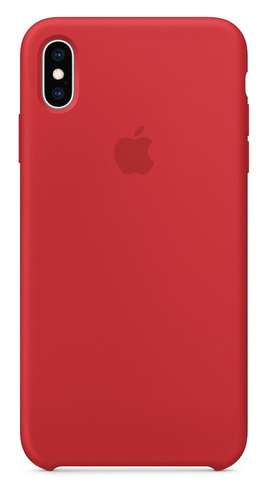 Apple iPhone XS Max Silicon Case Rot