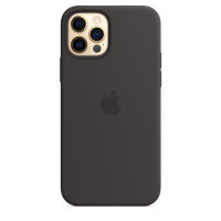 Apple iPhone 12 / 12 Pro Silicone Case with Magsafe - Black