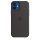Apple iPhone 12 / 12 Pro Silikon Case mit Magsafe - Schwarz