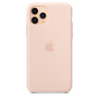 Apple iPhone 11 Pro Silikon Case Pink Sand