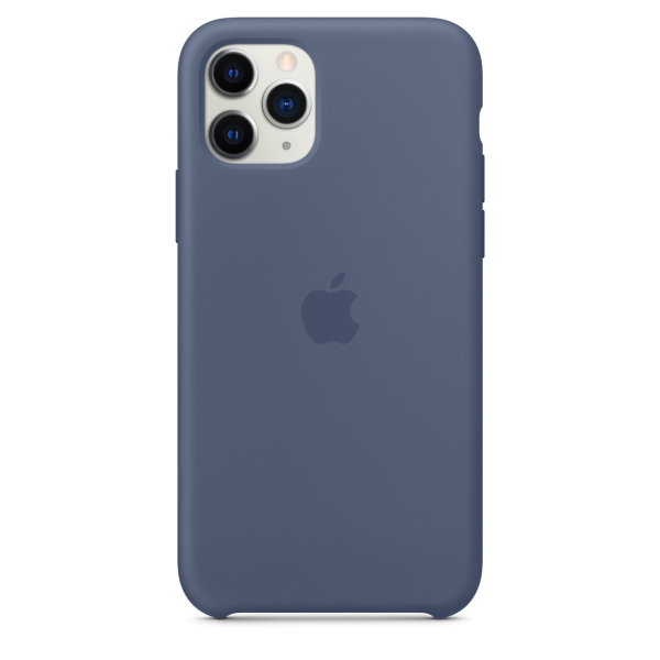 Apple iPhone 11 Pro Silicon Case Alaskan Blau
