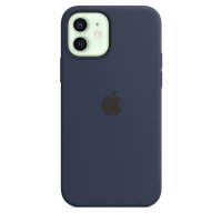 Apple iPhone 12 / 12 Pro Silikon Case mit Magsafe - Navy...