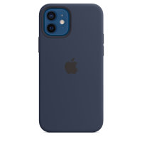 Apple iPhone 12 / 12 Pro Silikon Case mit Magsafe - Navy...