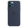 Apple iPhone 12 / 12 Pro Silikon Case mit Magsafe - Navy Blau