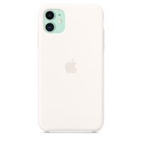 Apple iPhone 11 Silicon Case Weiß