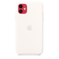 Apple iPhone 11 Silicon Case Weiß