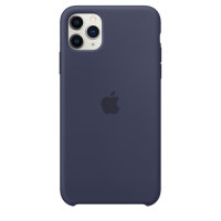 Apple iPhone 11 Pro Max Silikon Case - Mitternachtsblau