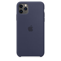 Apple iPhone 11 Pro Max Silikon Case - Mitternachtsblau