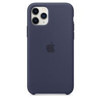 Apple iPhone 11 Pro Silikon Case - Mitternachtsblau