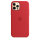 Apple iPhone 12 / 12 Pro Silikon Case mit Magsafe - Rot