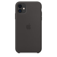 Apple iPhone 11 Silikon Case Schwarz