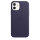 Apple iPhone 12 / 12 Pro Leather Case with Magsafe - Dark Purple