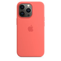 Apple iPhone 13 Pro Silikon Case mit Magsafe - Pink Pomelo