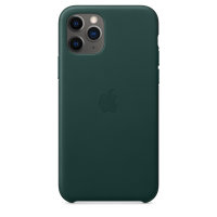 Apple iPhone 11 Pro Leder Case Waldgrün