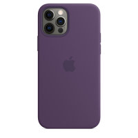 Apple iPhone 12 / 12 Pro Silikon Case mit Magsafe - Amethyst
