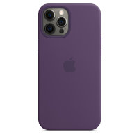 Apple iPhone 12 Pro Max Silikon Case mit Magsafe - Amethyst