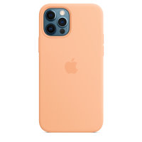 Apple iPhone 12 / 12 Pro Silicone Case with Magsafe - Cantaloupe