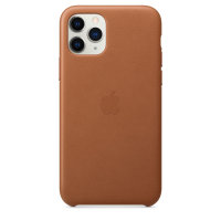 Apple iPhone 11 Pro Leder Case Sattelbraun