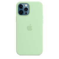 Apple iPhone 12 Pro Max Silikon Case mit Magsafe - Pistazie