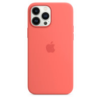 Apple iPhone 13 Pro Max Silikon Case mit Magsafe - Pink Pomelo