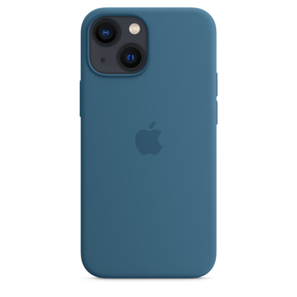 Apple iPhone 13 Mini Silikon Case mit Magsafe - Eisblau