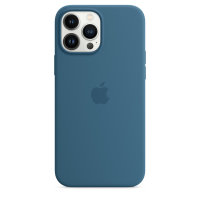 Apple iPhone 13 Pro Max Silikon Case Eisblau