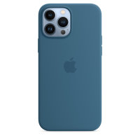 Apple iPhone 13 Pro Max Silikon Case mit Magsafe - Eisblau