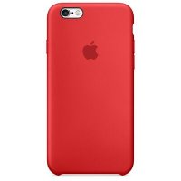 Apple iPhone 6(s) Silikon Case - Red